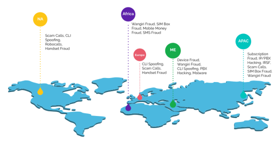 World map fraud alerts Q4